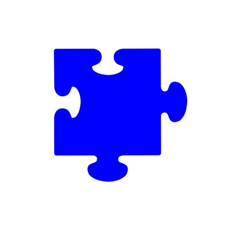 Blue Puzzle Piece Png Svg Clip Art For Web Download Clip Art Png