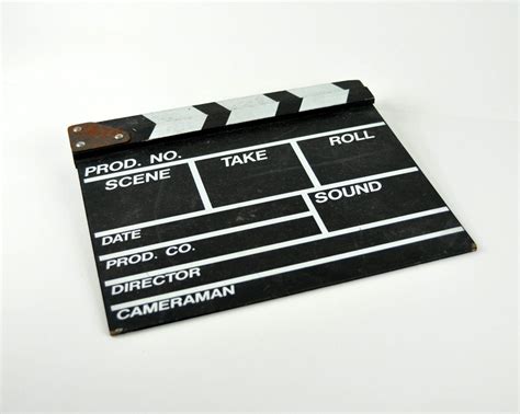 Vintage Movie Directors Clapboard By Havenvintage On Etsy