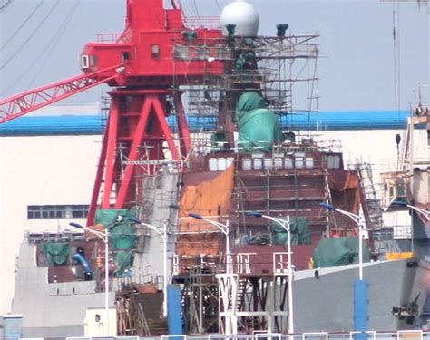 New Type 052c Luyang Ii Class Missile Destroyers Under Construction