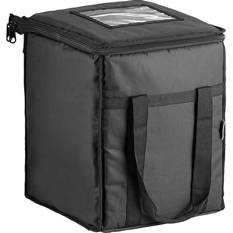 Choice Insulated Food Delivery Bag Black Nylon 13 X 13 X 16 Holds