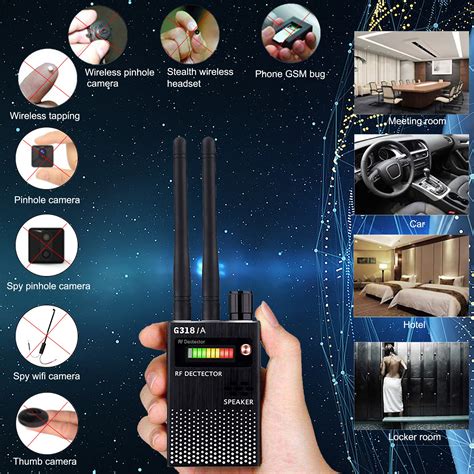 Anti Spy Gps Wireless Signal Automatic Detector Finder Tracker Frequency Scan Rf Gsm Frequencies