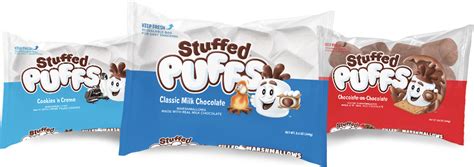 Stuffed Puffs Chocolate Filled Marshmallows Smores Hot Cocoa And More
