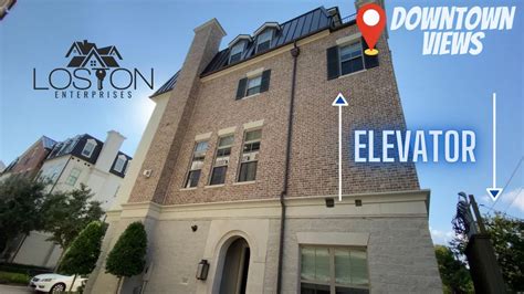 4 Story Townhome Tour ∙ In Home Elevator ∙ Balcony Wdowntown Views ∙