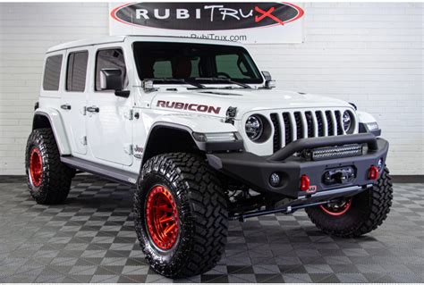 White Lifted Jeep Wrangler