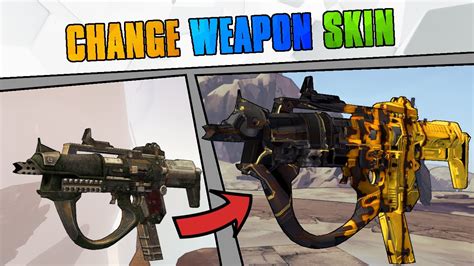 How To Change Weapon Skins In Borderlands 2 Youtube