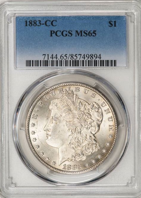 1883 Cc Pcgs Ms65 Morgan Silver Dollar Sahara Coins And Precious Metals