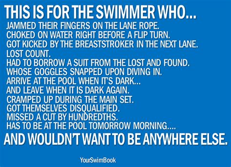 Home Page Swimming Quotes Swimming Motivational Quotes Swimming Quotes Funny