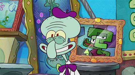 Squidward Tentacles Squidward Painting Squidward