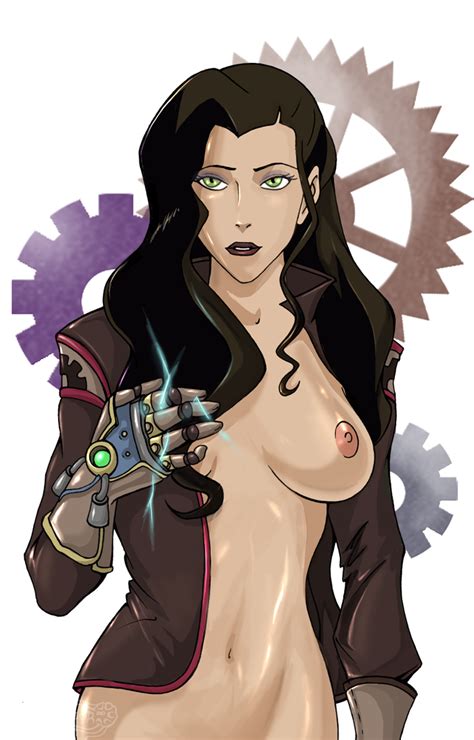 Rule 34 Agregor Asami Sato Avatar The Last Airbender Bottomless Clothing Exposed Breast Female