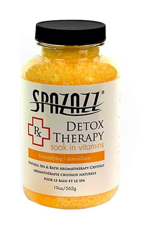 spazazz detox therapy spa hot tub therapy crystals pure garden buildings