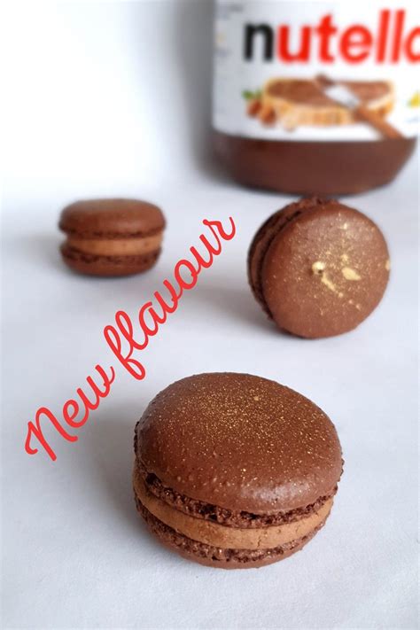 Italian Macaron Shells Made With Hazelnuts And Filled With