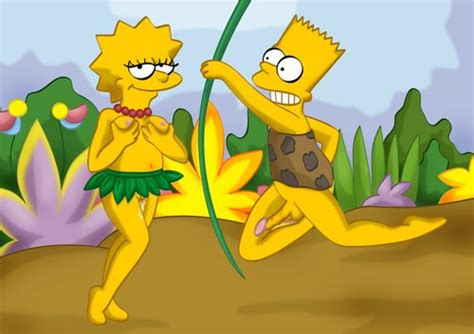 Rule 34 Bart Simpson Breasts Clothes Color Day Female Human Lisa Simpson Male Outdoors Penis