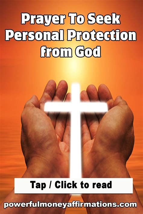 Prayer To Seek Personal Protection From God Prayer For Protection