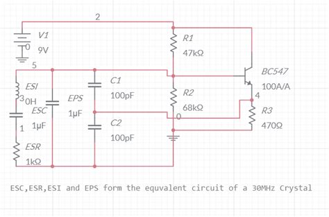 Electronic Modulating Frequency Of A Crystal Oscillator Circuit