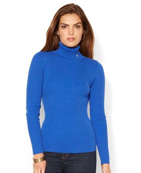 Shop polo ralph lauren sweater at myer. Lauren by Ralph Lauren Long-Sleeve Turtleneck Sweater in ...
