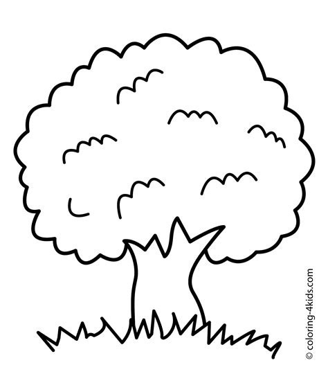 Free Printable Coloring Pages Tree