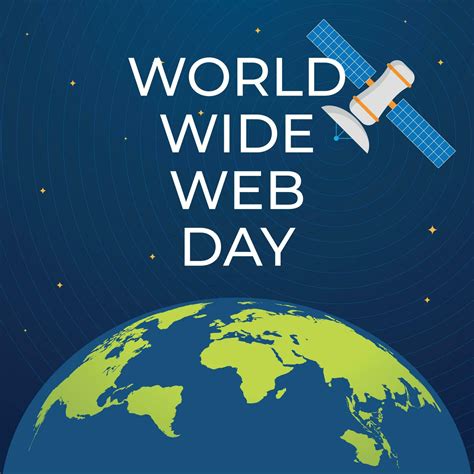 Vector Graphic Of World Wide Web Day Good For World Wide Web Day