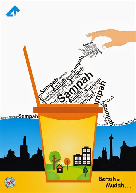 Poster cara menjaga kebersihan lingkungan rumah. Pembelajaran Bahasa Indonesia ~ ADIWIYATA SMP NESABAR