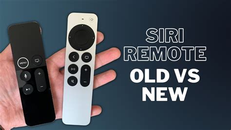 Siri Remote Comparison Old Vs New YouTube