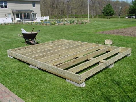 How To Build A Shed Foundation With Deck Blocks Building A Storage Shed
