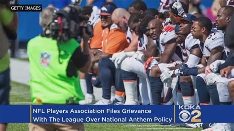 Nfl Players Union Files Grievance Over Leagues Newly Approved National