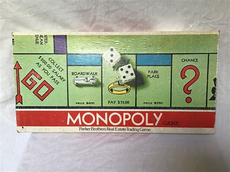 Vintage Monopoly Game 1961 No A9 Parker Brothers Etsy
