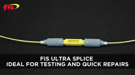 The Fis Fiber Optic Mechanical Splice Is Ideal For Testing And Quick