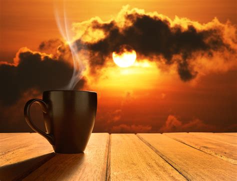 Morning Coffee Sun Rising Wallpaperhd Others Wallpapers4k Wallpapers