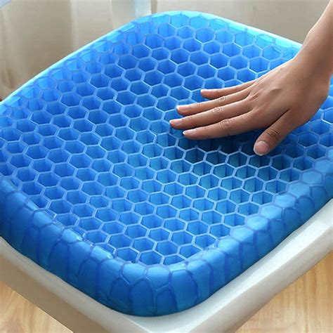 Fencesmart Gel Seat Cushion Breathable Honeycomb Design Pressure