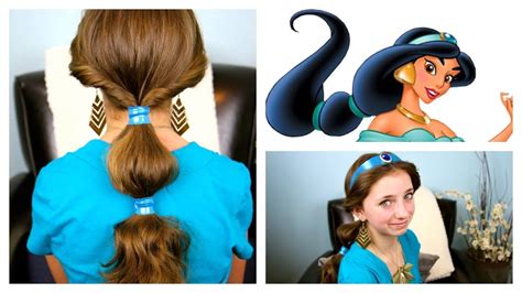 Jasmine Hairstyle Tutorial A Cutegirlshairstyles Disney Exclusive Youtube