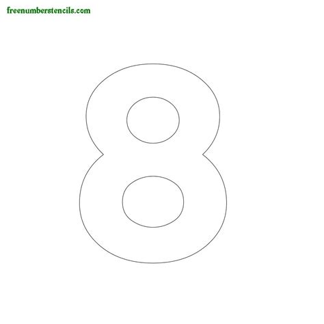3 Inch Number Stencils 9 Best Images Of Printable Block Numbers 1 10
