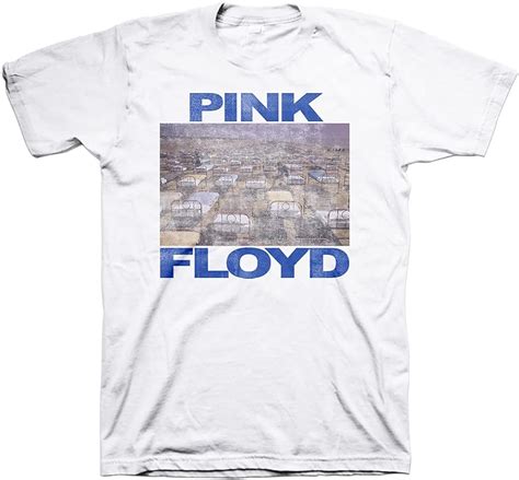 Pink Floyd Mens Vintage 1987 World Tour Beds T Shirt White Small