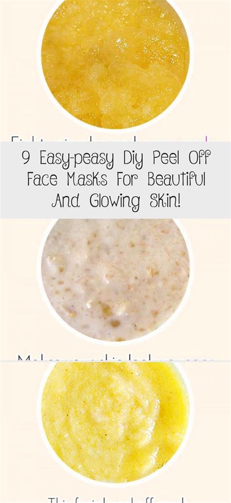 9 Easy Peasy Diy Peel Off Face Masks For Beautiful And Glowing Skin