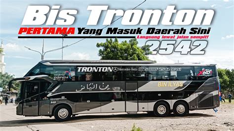 Bus Tronton Bin Ilyas Sepanjang Ini Lewat Jalan Sempit Apakah Bisa