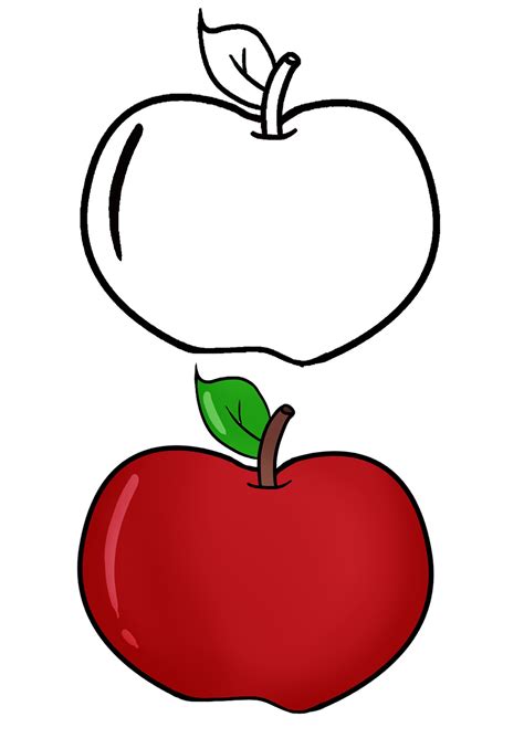 Hand Drawn Teacher Red Apple Illustration 3339795 Vector Art At Vecteezy