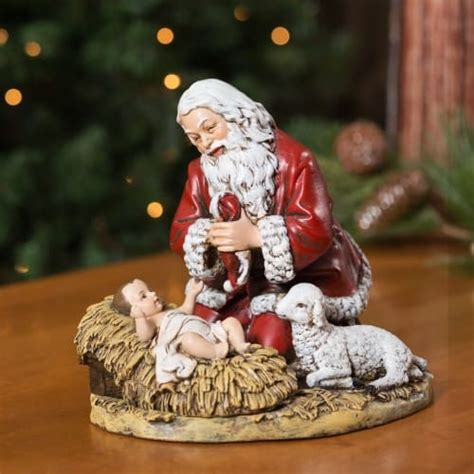 Kneeling Santa Figure 8 The Catholic Company