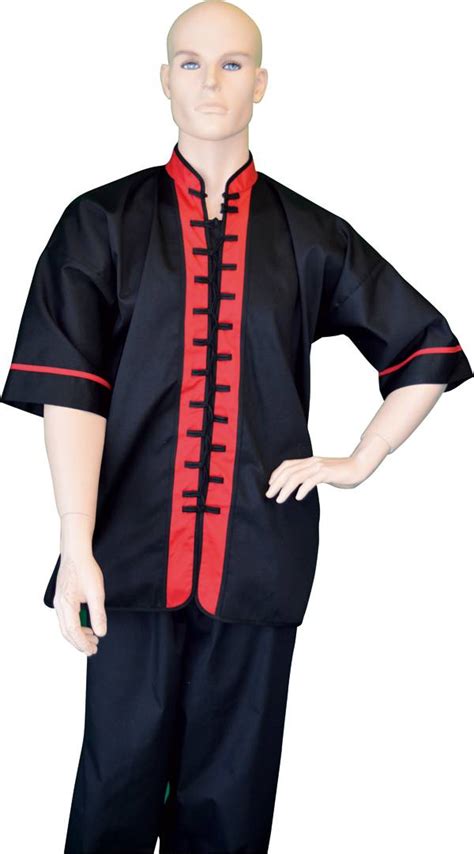 Kung Fu Uniform Top With Short Sleeve Style 207 B2