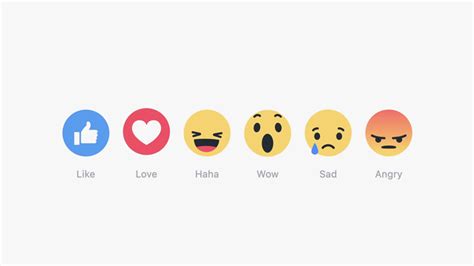 Facebook Adds Love Haha Wow Sad And Angry To Its Like Button