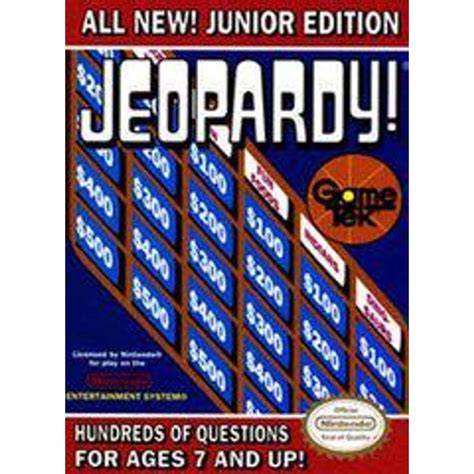 Jeopardy Jr Nostalgic Video Games