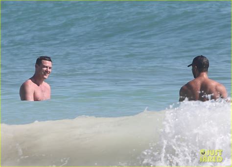 Luke Evans Bares Hot Body In Tiny Speedo On Vacation In Mexico Photo