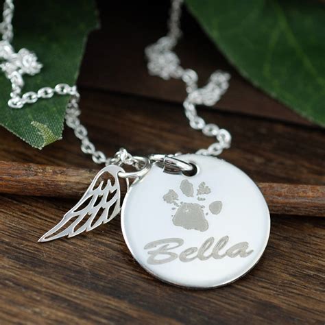 Available in gold and sterling silver. Actual Paw Print Necklace, Custom Pawprint Jewelry, Actual ...