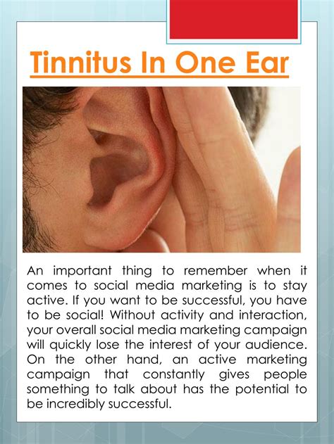 Ppt Tinnitus In Ear Powerpoint Presentation Free Download Id7110505