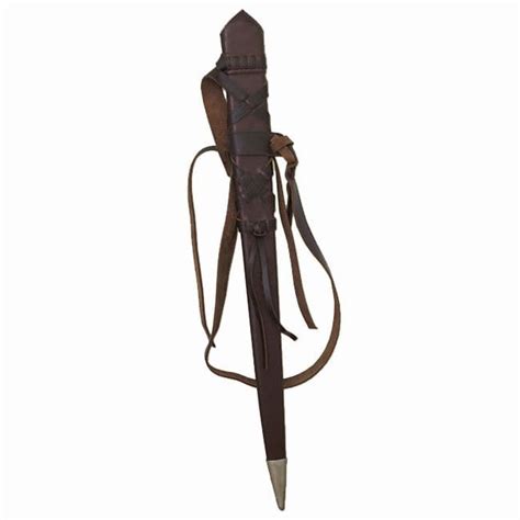 Sword Scabbard With Leather Belt