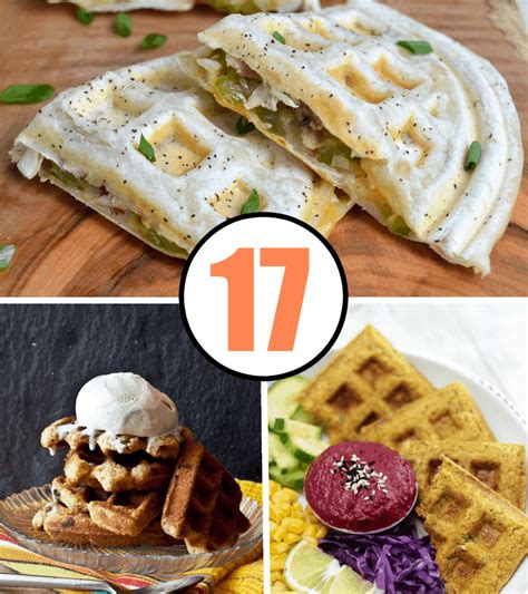 They'll both cook up well either way; 17 Surprising Waffle Iron Recipes That Will Change the Way ...