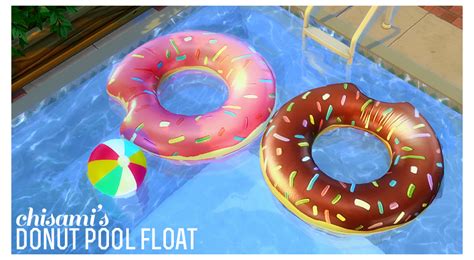 Sims 4 Ccs The Best Pool Float By Chisami