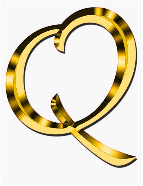 Q Letter Png Image Gold Letter Q Png Transparent Png The Letter Q