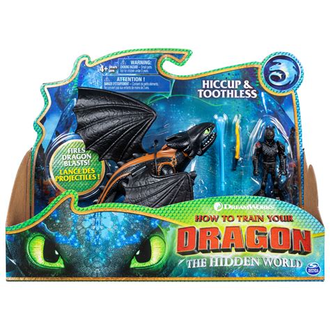 Dreamworks Dragons Toothless And Hiccup Dragon With Armored Viking