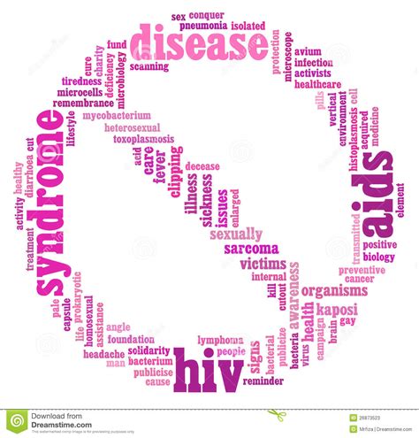 Hiv Aids Info Text Graphics And Arrangement Stock Illustration Illustration Of Human