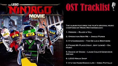 Memorable quotes and exchanges from movies, tv series and more. The LEGO Ninjago Movie Soundtrack | OST Tracklist - YouTube