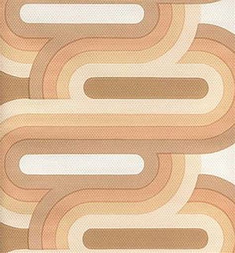 1970s Geometric Minimalist Time Mid Century Modern Wallpaper Etsy